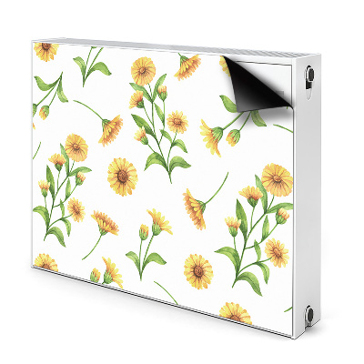 Decorative radiator cover Sunflowers