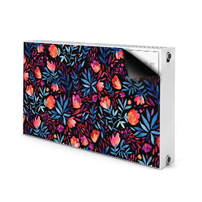 Printed radiator mat Floral pattern