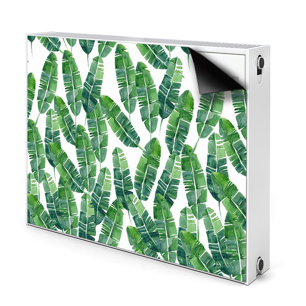 Magnetic radiator mat Exotic leaves