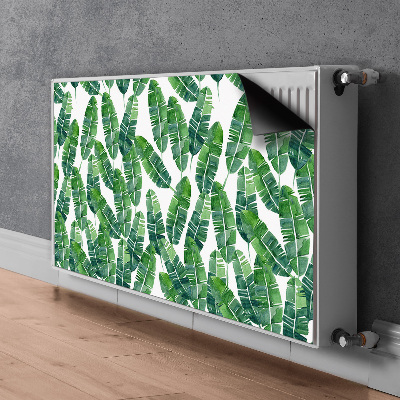 Magnetic radiator mat Exotic leaves