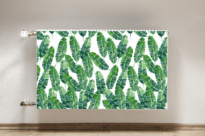 Magnetic radiator mat Exotic leaves