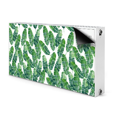 Magnetic radiator mat Exotic leaves