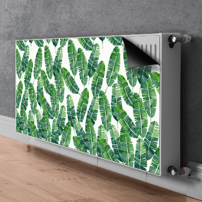 Magnetic radiator mat Exotic leaves