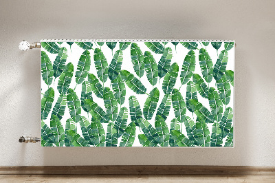 Magnetic radiator mat Exotic leaves