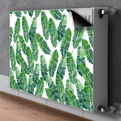 Magnetic radiator mat Exotic leaves