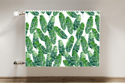 Magnetic radiator mat Exotic leaves