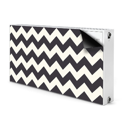 Magnetic radiator mat Zigzags