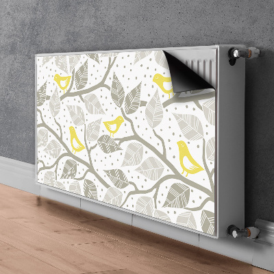 Decorative radiator mat Birds