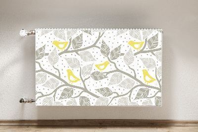 Decorative radiator mat Birds