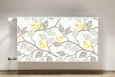 Decorative radiator mat Birds