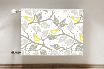 Decorative radiator mat Birds