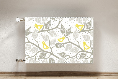 Decorative radiator mat Birds