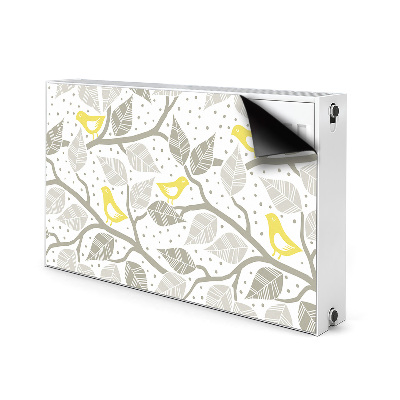 Decorative radiator mat Birds