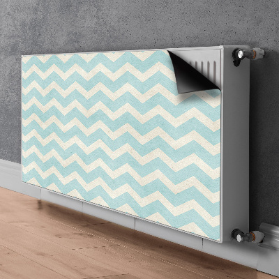 Magnetic radiator mat Zigzags