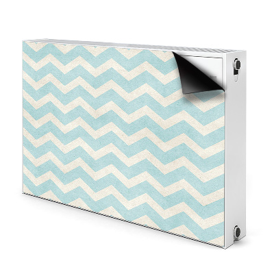 Magnetic radiator mat Zigzags