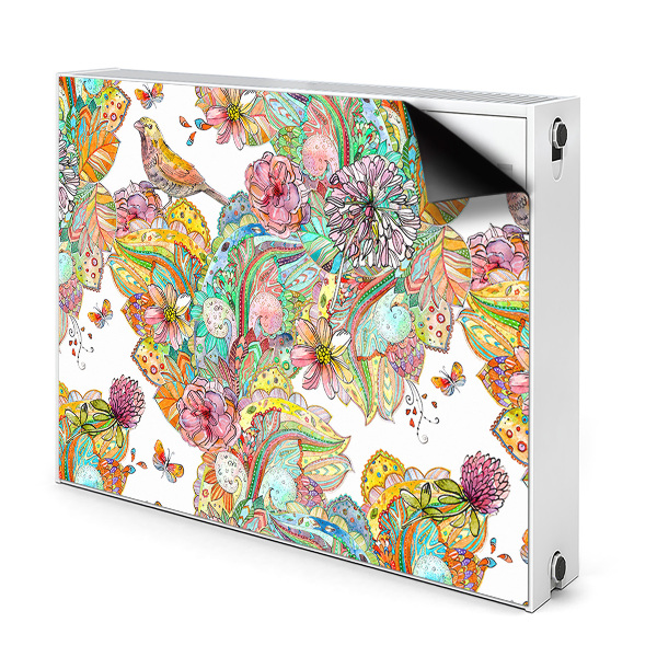 Magnetic radiator cover Mandala pattern