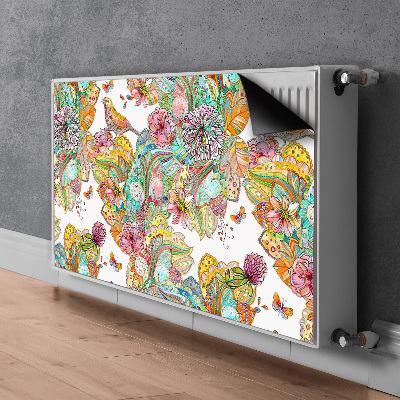 Magnetic radiator cover Mandala pattern