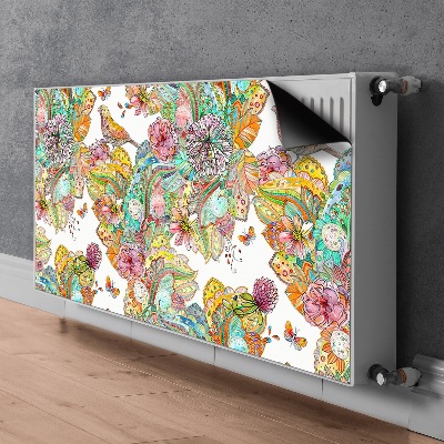 Magnetic radiator cover Mandala pattern