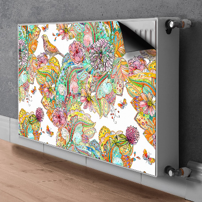 Magnetic radiator cover Mandala pattern