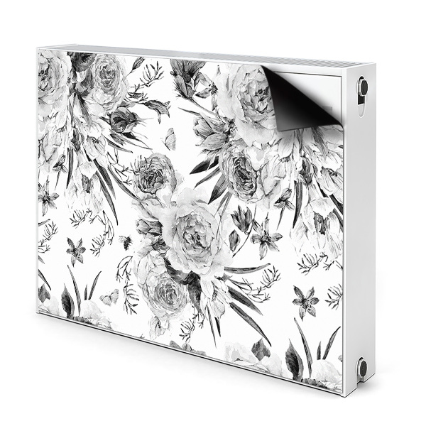 Radiator cover Bouquet of flowers