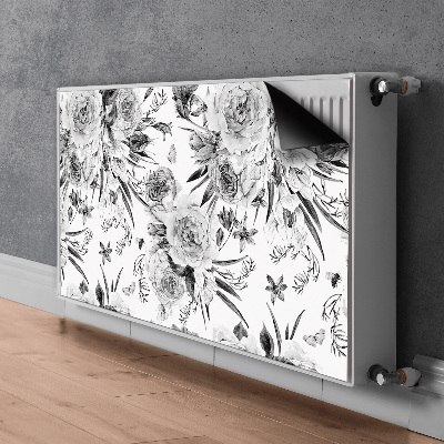 Radiator cover Bouquet of flowers