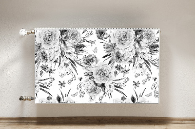 Radiator cover Bouquet of flowers