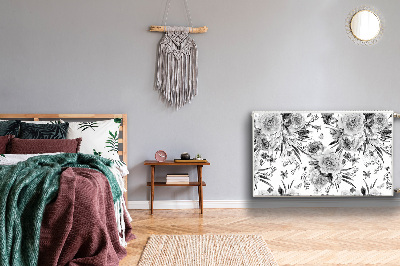 Radiator cover Bouquet of flowers