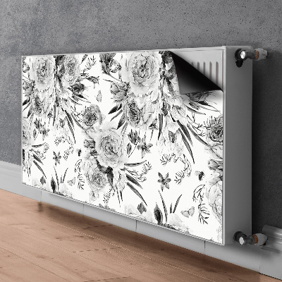 Radiator cover Bouquet of flowers