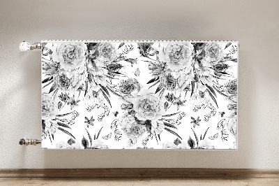 Radiator cover Bouquet of flowers