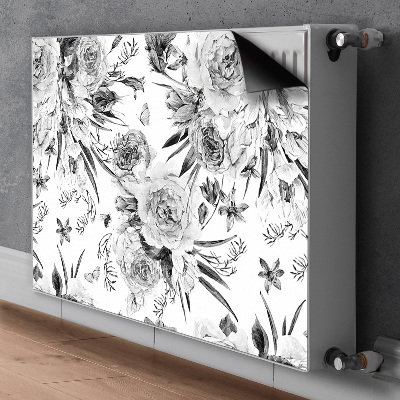 Radiator cover Bouquet of flowers