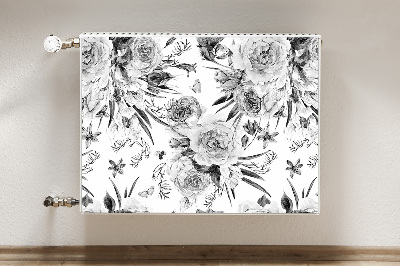 Radiator cover Bouquet of flowers