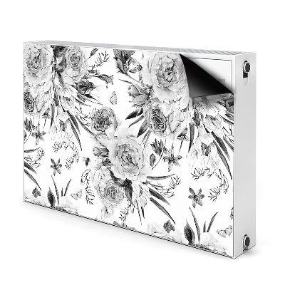 Radiator cover Bouquet of flowers