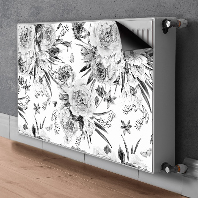 Radiator cover Bouquet of flowers