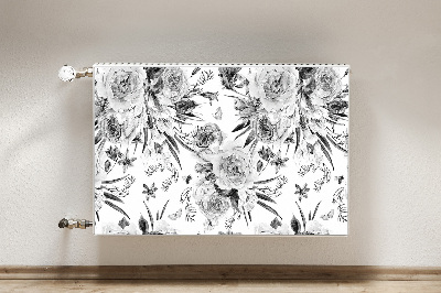 Radiator cover Bouquet of flowers