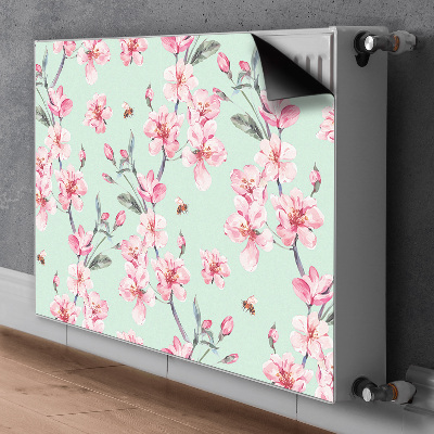 Printed radiator mat Cherry blossoms