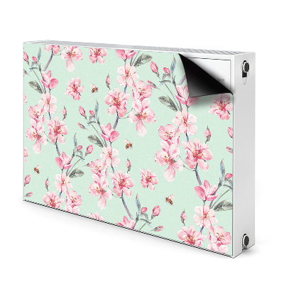 Printed radiator mat Cherry blossoms