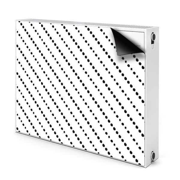 Decorative radiator cover Dots geometry