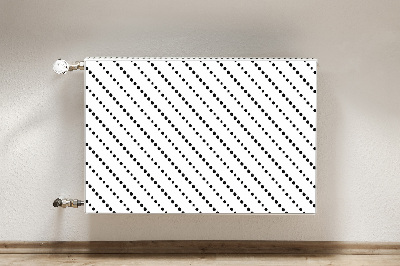 Decorative radiator cover Dots geometry