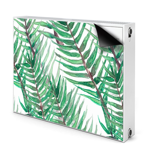 Magnetic radiator cover Palm leaves