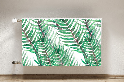 Magnetic radiator cover Palm leaves