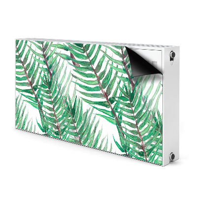 Magnetic radiator cover Palm leaves