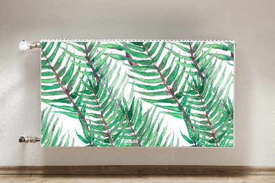 Magnetic radiator cover Palm leaves