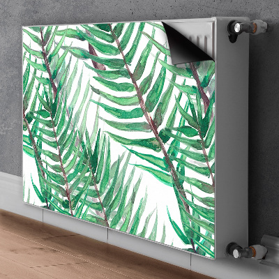 Magnetic radiator cover Palm leaves