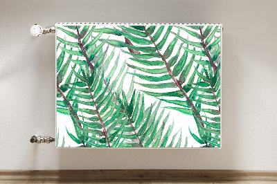 Magnetic radiator cover Palm leaves