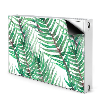 Magnetic radiator cover Palm leaves