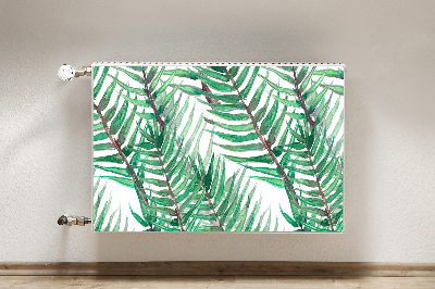 Magnetic radiator cover Palm leaves