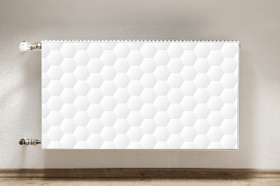 Decorative radiator mat Honeycomb