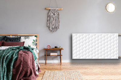 Decorative radiator mat Honeycomb