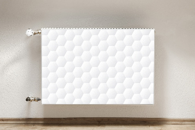 Decorative radiator mat Honeycomb