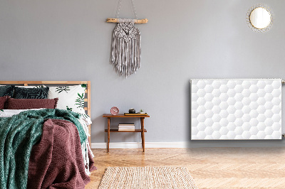 Decorative radiator mat Honeycomb